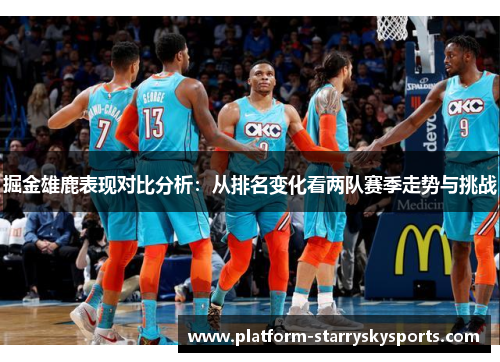 掘金雄鹿表现对比分析：从排名变化看两队赛季走势与挑战